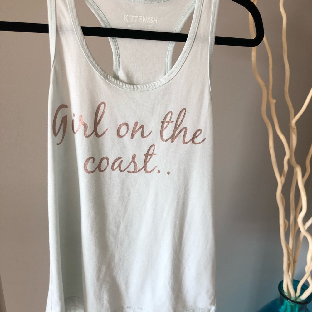 Kittenish Girl on the Coast Tank